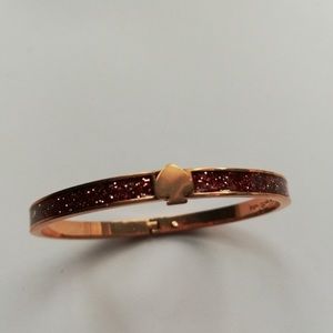 NWOT Kate Spade Pink Sparkle Bangle Bracelet